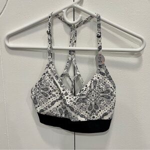 NWT Pink Sport Paisley Sports Bra